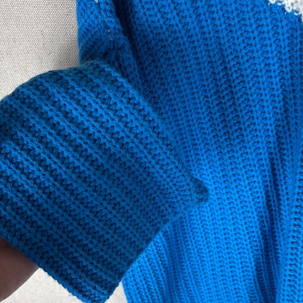 Sincerely Jules > New with Tag Color Block Cropped Sweater Medium - Picture 4 of 9
